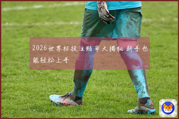 2026世界杯投注赔率大揭秘 新手也能轻松上手